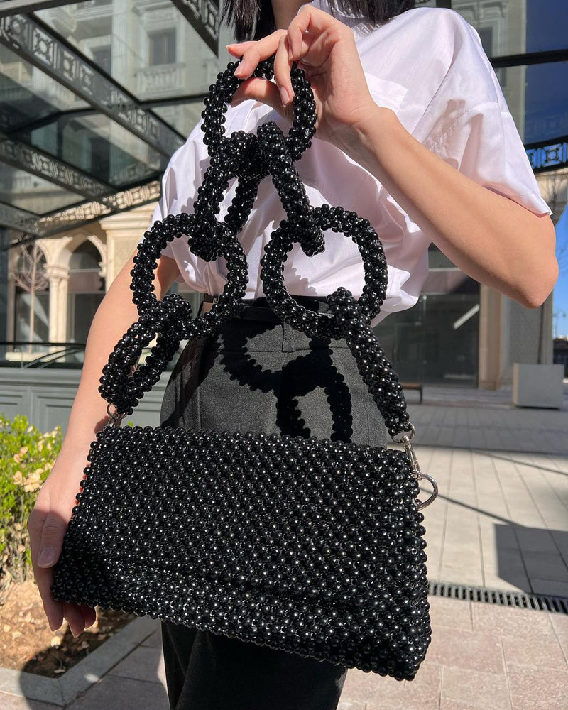 Black Art Crystal Bag