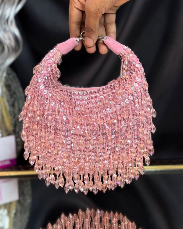 Blush tassel glitz