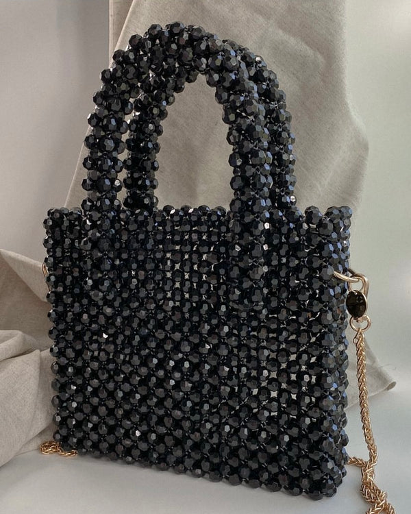 Obsidian Grace Handbag