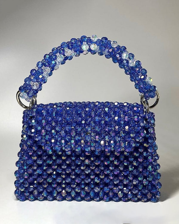  Imperial Blue Crystal Bag