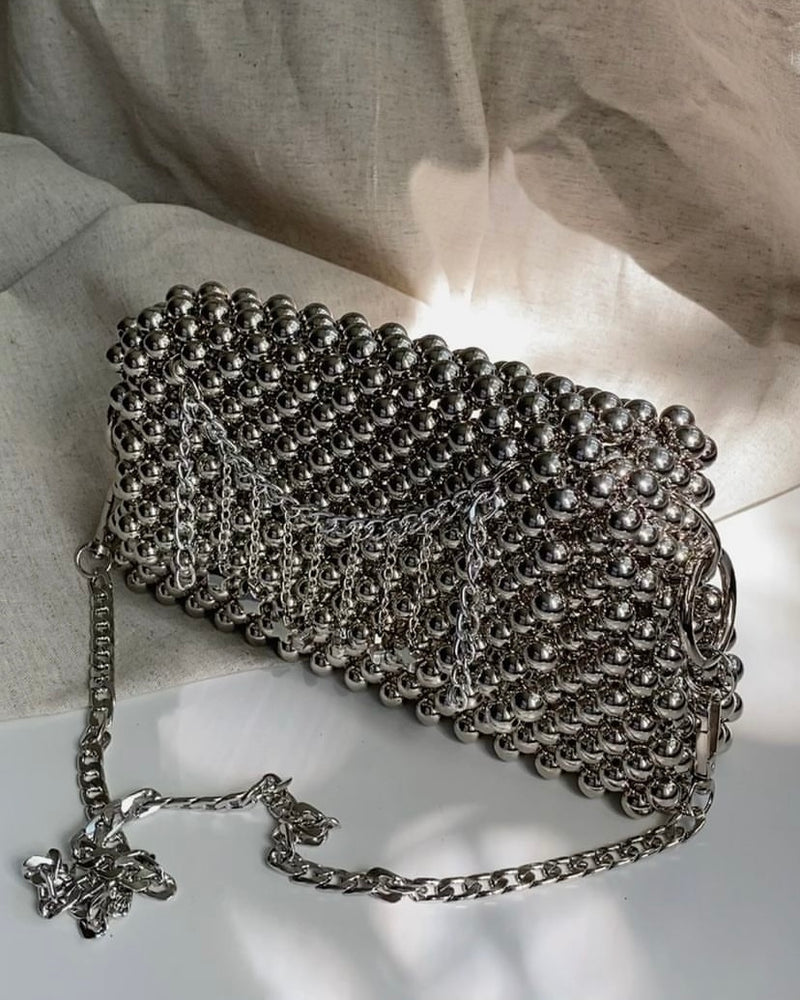 Silver Gleam Clutch