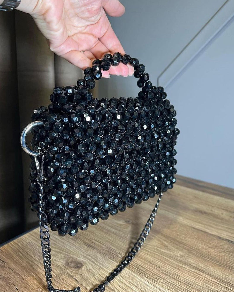 Black Crystal Clutch