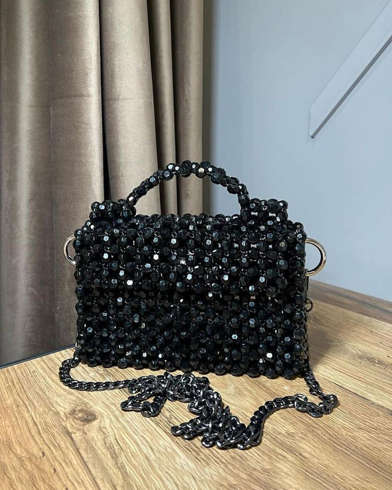 Black Crystal Clutch