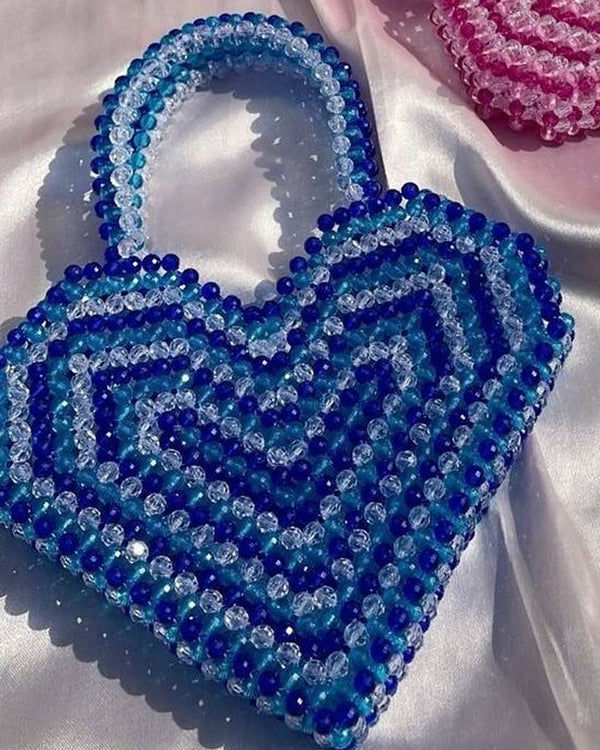 Sea Heart Crystal Bag