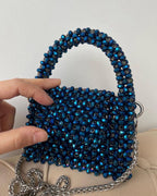 Royal Blue Crystal Bag